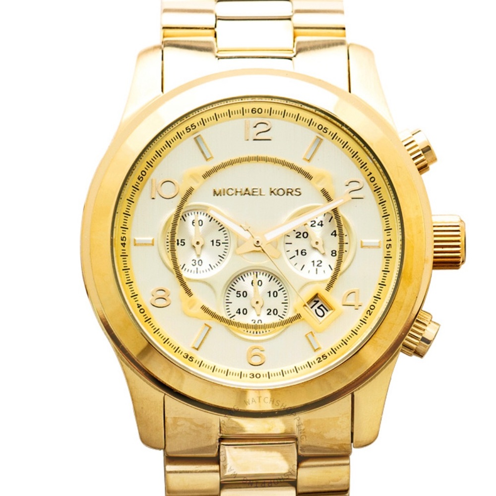 Michael Kors oversized gold watch - Unisex